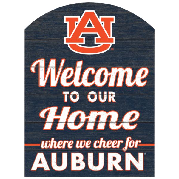 Welcome to our home where we cheer for Auburn marquee sign