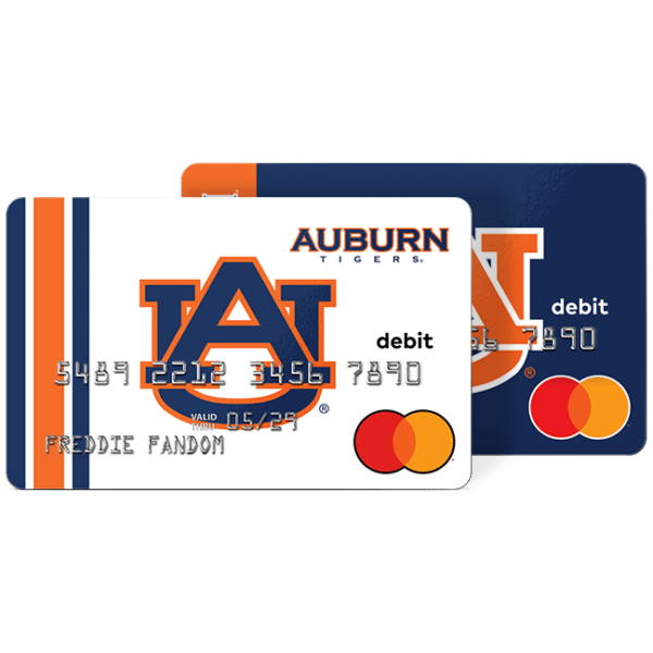 Fancard Prepaid Mastercard® with Auburn branding