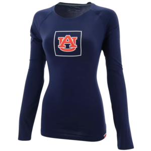 Under Armour navy ladies long sleeve t-shirt