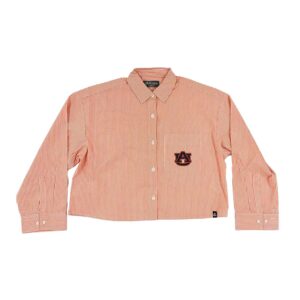 Orange Gameday Social Button Down