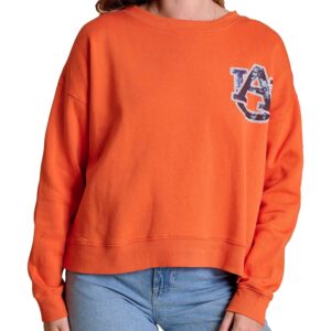 Stewart Simmons Orange Boxy Sequin AU Sweatshirt